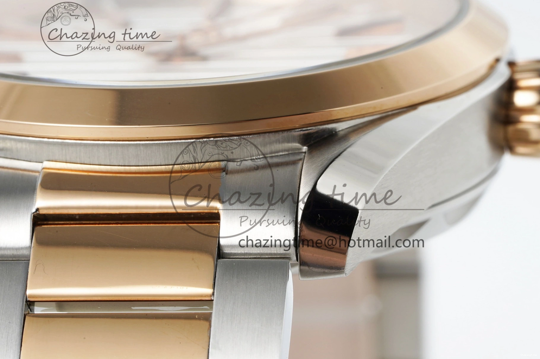 0104 Aqua Terra 150M SS RG JQK 1:1 Best Edition White Dial on SS RG Bracelet A OnTrend 7828